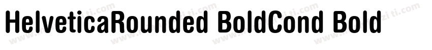 HelveticaRounded BoldCond Bold Cond字体转换